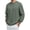 Army Green, variant on Sweatshirts for Men Casual Solid Color Round Neck Fashion Long Sleeve T Shirt