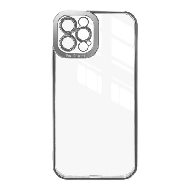 Clear Case for iPhone 12 Pro, TPU+PC, Non-Yellowing, Shockproof, Precise Cutouts, Slim & Protective