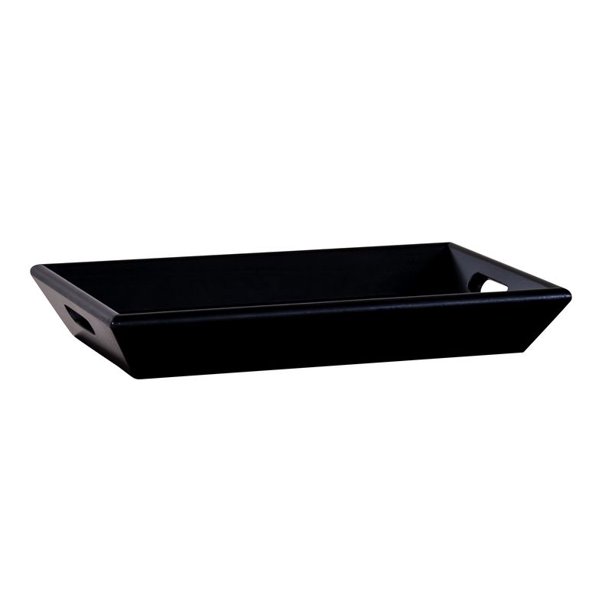 Black Rectangular Tray
