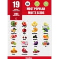 thumbnail image 2 of RitualBoxy 19 Pack Fruits Seed Mega Bundle (1100+ Seeds) - Home Garden Seeds for Hydroponic, Indoor & Outdoors - Complete Home Orchard Starter Kit Non-GMO, 2 of 7