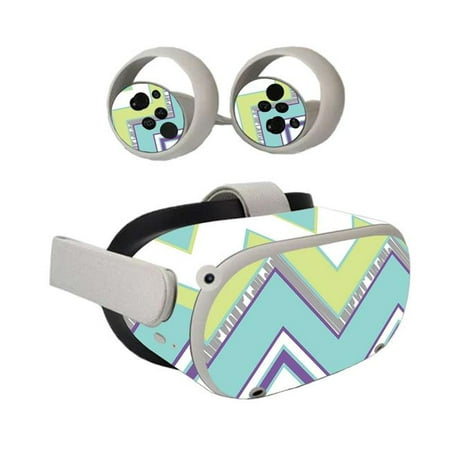 MightySkins OCQU2-Pastel Chevron Skin for Oculus Quest 2 - Pastel Chevron
