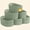 Green, variant on Norcho Woven Baskets, Cotton Rope Cube Storage Bins, Small Shelf Baskets, Round Caddy for Closet/Living/Bedroom/Playroom, Green, 6 Pack
