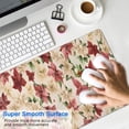 thumbnail image 4 of Long Mouse Pads for Desk,Pioneer Flower Floral Print Pattern Desk Mats on Top Of Desks, Desk Mouse Pad Extra Large with 3mm Non-Slip Base and Stitched Edge for Gaming,Office,Work,Home 31.5"x11.8", 4 of 6