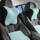 thumbnail image 1 of Almohada cervical de espuma viscoelástica para viajes | Cojín para reposacabezas de coche y avión con soporte lumbar | Funda de terciopelo transpirable para aliviar el estrés en aviones, trenes y en, 1 of 8