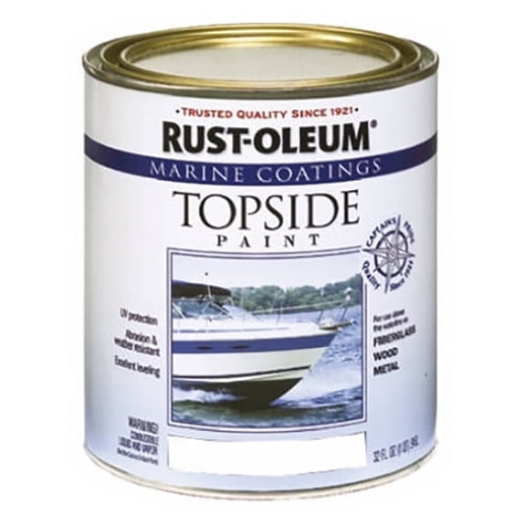 Rust-Oleum 206999 White Gloss Marine Coatings 1 qt for Multiple surfaces