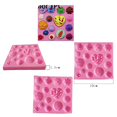 thumbnail image 2 of Molde de Silicona STAMPI para Fondant Flores Corazones Botones, 2 of 3