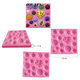 thumbnail image 2 of Molde de Silicona STAMPI para Fondant Flores Corazones Botones, 2 of 3