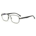 thumbnail image 3 of EYE ZOOM Unisex Design Style Blue Light Blocking Reading Glasses, Gunmetal +1.50, 3 of 6