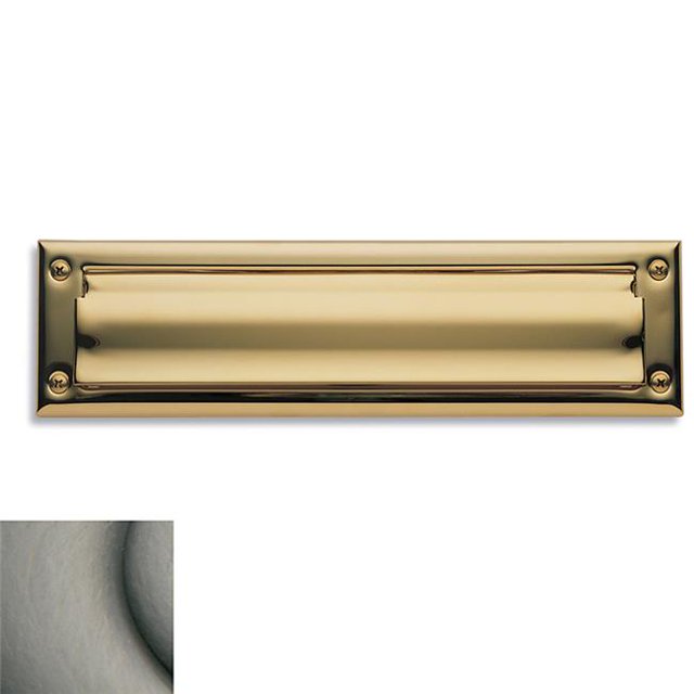 Baldwin 0014151 Letter Box Plate, Antique Nickel