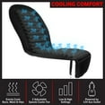 thumbnail image 4 of Stalwart Car Seat Cooling Pad - 12V Universal Electric Cooler Seat Cushion with 6 Adjustable-Speed Fans, Cool Car Accessories, 4 of 8