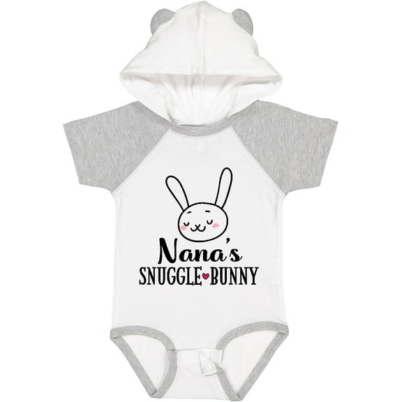 Inktastic Nana Bunny Grandchild Boys or Girls Baby Bodysuit