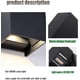 thumbnail image 2 of Aplique de pared LED moderno de 12 W para exteriores, ángulo de haz ajustable a prueba de agua, carcasa de aleación de aluminio (negro, 4000 K), 2 of 5