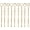 Gold, variant on 9 Sets 3 Tier Cupcake Stand Fittings, Cake Stand Hardware, Dessert Serving Trays Support Rod, Tiered Resin Plates, Crafts Making and Decoration - Gold