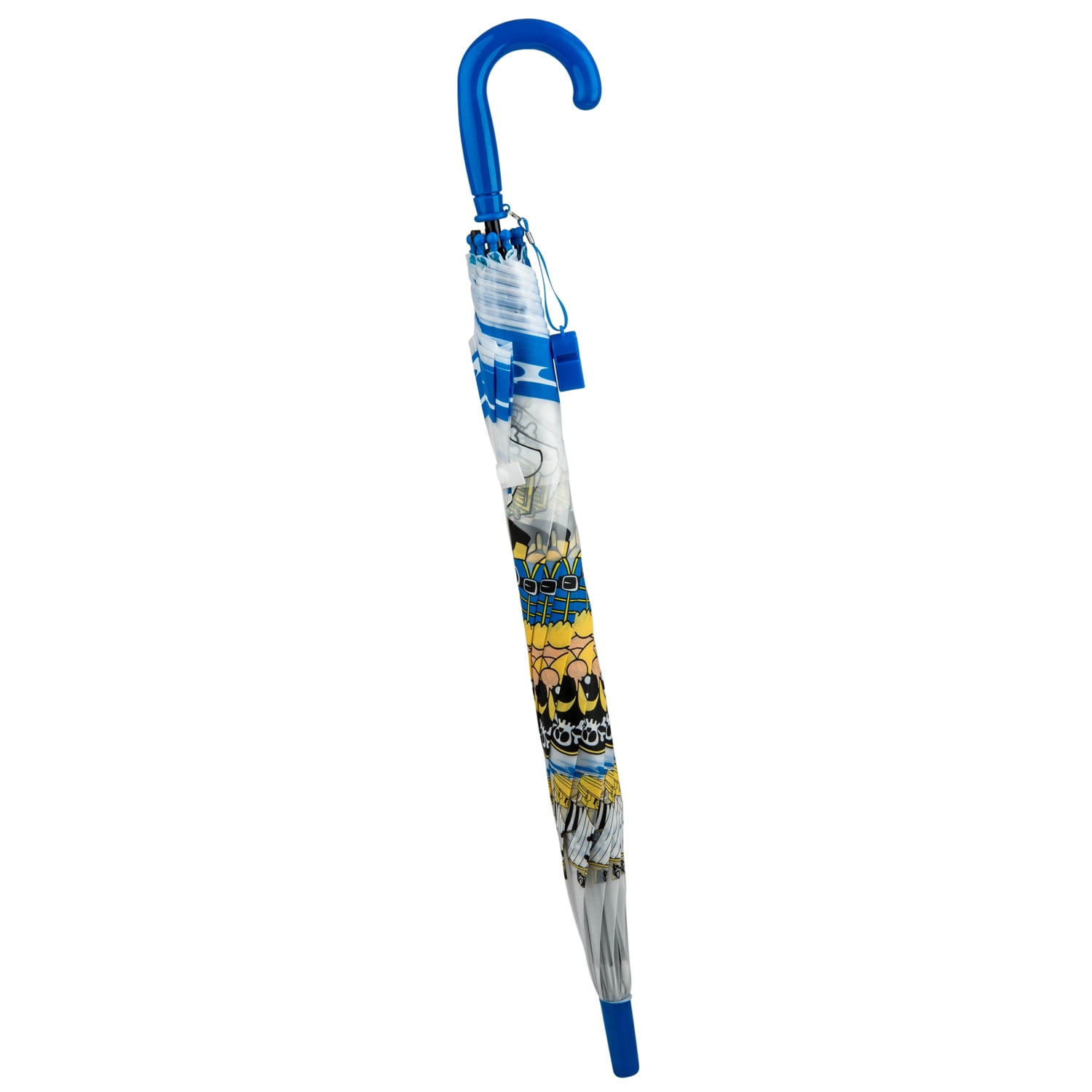 Rainy Day Novelty Kids Easy Open Automatic Umbrella with Safety Whistle