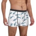 thumbnail image 5 of Men's Boxer Briefs, Classic Cartoon Cute Shark Soft Comfy Mens Underwear Boxer Briefs Breathable With Widen Waist, 5 of 7