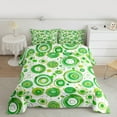 thumbnail image 2 of Manfei Geometric Circle Bedding Set,Minimalism Geometric Circular Twin Comforter Sets,Green White For Girls Boys,Super Cozy Room Decor Reversible,2-Piece, 2 of 8