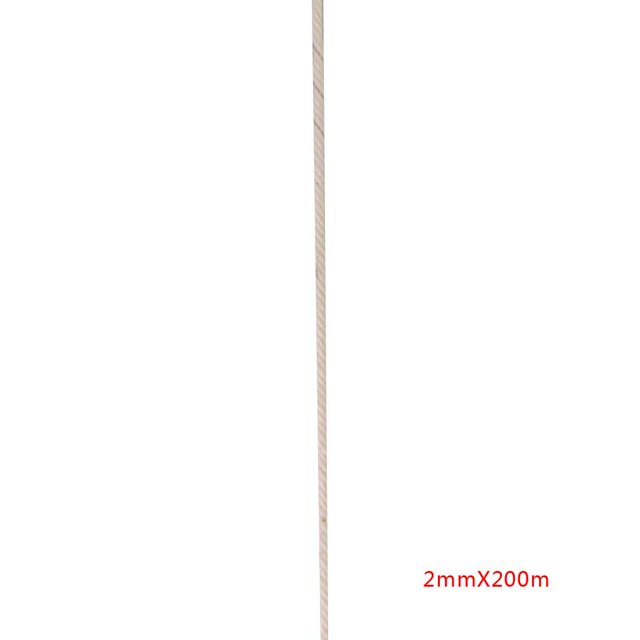 Cuerda de hilo de atar plana redonda de alta resistencia Cordones de algodón retorcidos Biege para el hogar DIY Artesanía de ropa hecha a mano Inevent JJ15011-02B