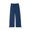 Navy, variant on Men Braided Drawstring Elastic High Waist Adjustable Hem Side Zipper Wide Leg Woven Pants Deep Side Pockets Quick Dry Breathable Travel Outdoor Trousers XXL