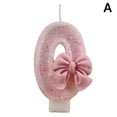 thumbnail image 4 of 1xPink Number Birthday Candles Extended Big Number Cake Topper Decoration, 4 of 8