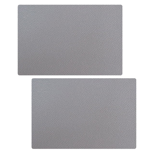 Mantel individual de cocina Sunnimix 2x rectangur de una cara gris