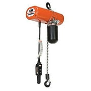 CM COLUMBUS MCKINNON 3141 1/2 TON LODESTAR ELECTRIC CHAIN HOIST 15' LIFT