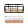 thumbnail image 3 of Monstrate Cesta de almacenamiento de hierro forjado, elegante y que ahorra espacio, de metal, para una durabilidad multifuncional Almacenamiento y organización del hogar negro, 3 of 6