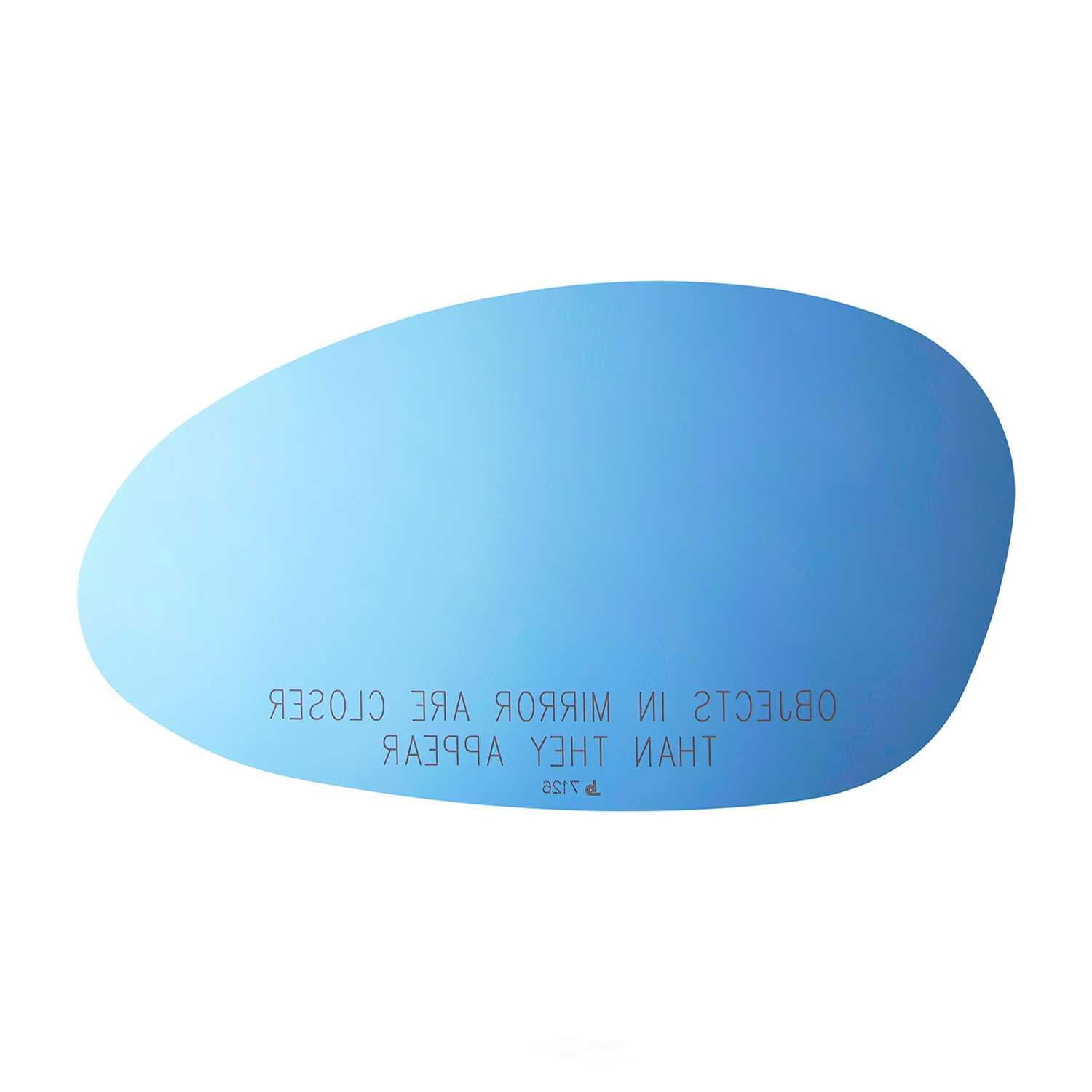 Burco 7126 Passenger Side Convex Replacement Mirror Glass for BMW M3