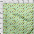 thumbnail image 2 of oneOone Georgette Viscose Fabric Mushroom|Leaves & Floral Clip Art Printed Craft Fabric BTY 42 Inch Wide, 2 of 4