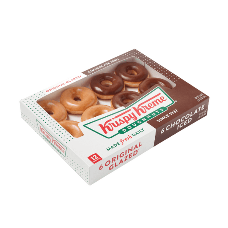 Krispy Kreme Doughnut Duo, 18.5 oz, 12 Count - Walmart.com Krispy Kreme Doughnut Duo, 18.5 oz, 12 Count - Walmart.com