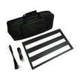 thumbnail image 2 of bedienty Guitar Pedal Board Universal Effect Rack for Guitar Musical Instrument Bass Black L, 2 of 6