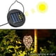 thumbnail image 4 of Lámpara Solar impermeable para exteriores, farol LED con forma de oliva, lámpara hueca de hierro forjado, lámpara Solar colgante, 4 of 8