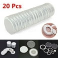 thumbnail image 4 of Luckyn 20 Pcs Porte-Pièces Transparent Rond Boîte de Rangement Portable Conteneur Collection, 4 of 5
