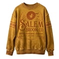 thumbnail image 5 of Women's Oversized Vintage Halloween Sweatshirt Retro Witch Moon Graphic Distressed Long Sleeve Pullover Cozy Fall Autumn Top, 5 of 5