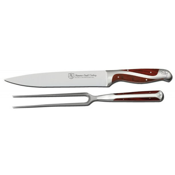 Hammer Stahl Carving Knife & Fork Gift Set