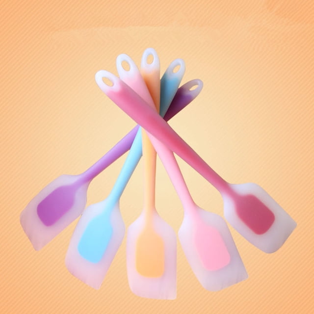 Agiferg 5Pcs Heat Resistant Flexible Silicone Spatulas Cake Spatula Scraper Cooking