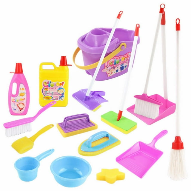 Children's Household Cleaning And Cleaning Toy Set Sanitary Ware Cleaning Combination Enlightenment Toy Hand Games for Boys Building for Kids Ages 2 Cubes for Kids Learning Hot Math Multiplication