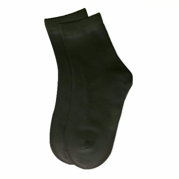 TELOLY 10Pairs Kids Socks,10-15 Years Old Boys Socks 4-6 Years,Spring and Autumn Style Girls Socks 6-8 Years Old,Black