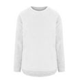 thumbnail image 4 of Perfectbot Sweaters for Womens Fleece Round Neck Long Sleeves Thermal Tops Fall Winter Loose Blouse, 4 of 4