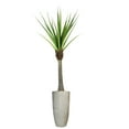 thumbnail image 1 of Vintage Home Artificial Faux Real Touch 6.5 Feet Tall Real Touch Agava With Fiberstone Planter, 1 of 4