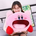 thumbnail image 2 of Kirby Jouet en Peluche, Poupée en Forme de Dessin Animé, Coussin en Peluche, 2 of 7