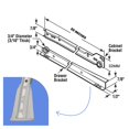 thumbnail image 2 of Correderas para cajón COLLINETS de 20 pulgadas, capacidad de 75 lb, acero, 2 of 8