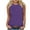 Purple, variant on XMMSWDLA Womens' Crewneck Sleeveless Summer Casual Loose Fit Basic Shirts Black Womens Tank Tops Dressy Casual