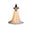 C, variant on Liamobondopolis Sheer White Tulle Standing Ghost Lamp Detachable Witch Hat Vintage Halloween Decor for Covered Yard Indoor Floor Display 47.24In