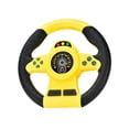 thumbnail image 3 of HILABEE Simulation Steering Wheel Toy Car Driving Toy for Preschool Ages 2 3 4 Years yellow without base, 3 of 9