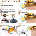 thumbnail image 3 of HIBIBUD 2026 New Camping Gas Stove, 3700W Portable Backpacking Stove with Piezo Ignition, Portable Burner, Camping Carrying Case for Outdoor Cooking for Hiking, Camping, Backpacking, Picnic, 3 of 4