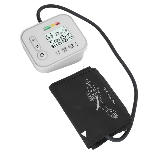 Monitor de Presión Arterial Máquina de Presión Arterial Tipo Brazo de Alta Precisión con Brazalete y Bolsa de Almacenamiento para Uso Doméstico ANGGREK Otros