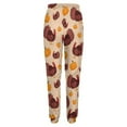 thumbnail image 4 of Women's Sweatpants, Thanksgiving Turkey And Pumpkin Baggy Sweatpants Joggers for Women, Fall Outfits for Women 2024 Lounge Yoga Athletic Workout Pants with Pockets, 4 of 7