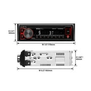 BOSS Audio Systems 595BRGB Single Din Car Stereo System, Bluetooth Audio