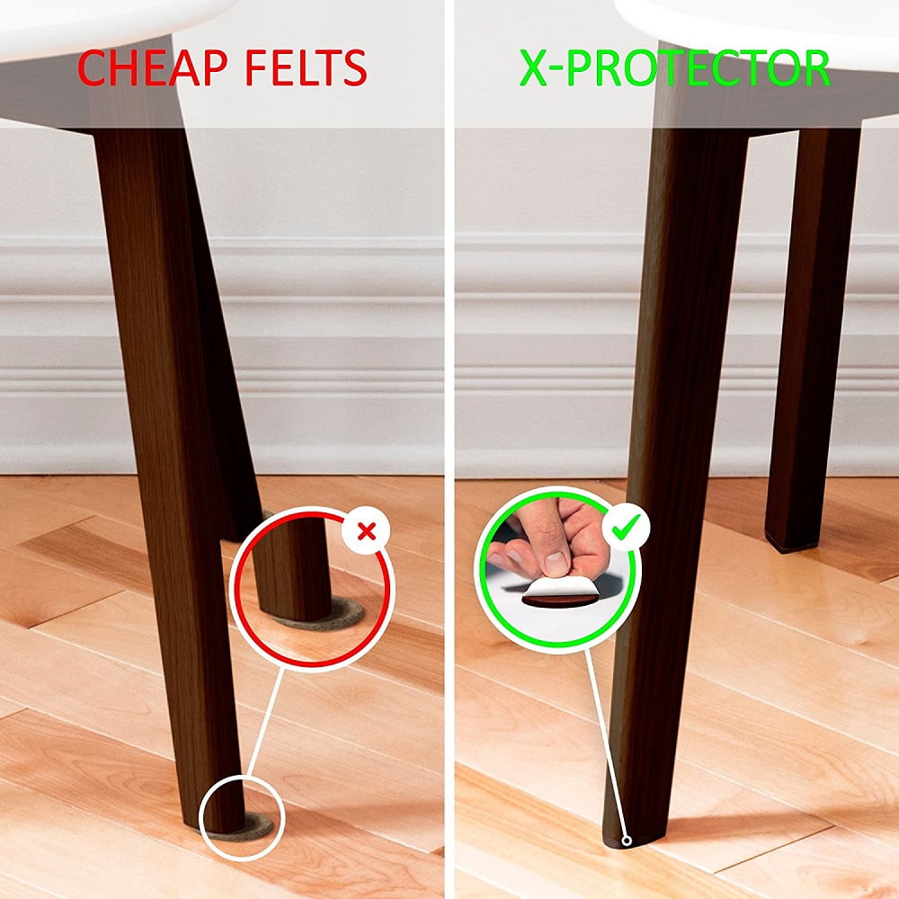 Premium Wood Floor Protector Pack Furniture Mover Pads 133 piece Felt Feet 