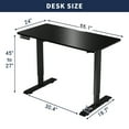 thumbnail image 3 of Jopath 55" W Electric Standing Desk,Home Office Electric Height Adjustable Standing Desk Lifting Range 27~45" Computer Desk for Home Office,Black, 3 of 8